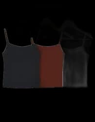 Kit 3 Regatinhas Femininas Suplex Forro Duplo Básica Casual