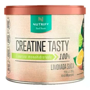 Creatine Tasty Lata 210g Nutrify Sabor Limonada Suíça