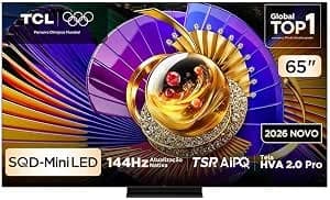 Smart Tv Tcl 65 Polegadas Sqd-mini Led 4k C7l Wifi Bluetooth Google Tv Hdr10+ Ultra Slim 65c7l