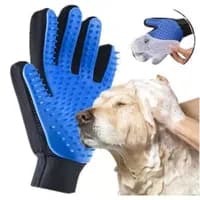 Luva Pet Magnética Nano Removedora de Pelos Azul