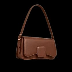 Bolsa Baguete Feminina De Ombro Compacta Casual E Festa