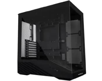 Gabinete Gamer Lian Li Vector V100, Mid-Tower, ATX, Vidro Temperado, ARGB, Sem FANs, Preto - V100X
