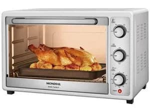 MONDIAL Forno Elétrico 52L Grand Family II, Branco/Inox, 1800W, 220V - FRN-52-W