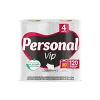 Papel Higiênico Vip Folha Dupla 4 Unidades