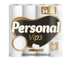 Papel Higiênico Vip Folha Tripla 24 Rolos