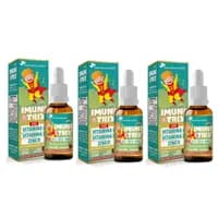 Kit 3x Vitamina Infantil Imunitrix Morango