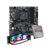 Placa-Mãe MSI B550M, Processador Ryzen 7 5700X, Cooler