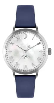 Relógio Life Lovely Feminino Couro Roxo Roxo Branco