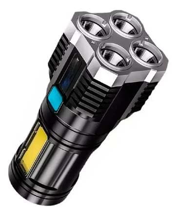 Lanterna Tatica Recarregavel Mais Forte Do Mundo Sitio Led