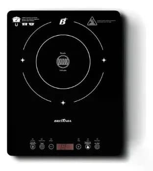 Cooktop De Indução Britânia Portátil Painel Touch Bcte10a 127v