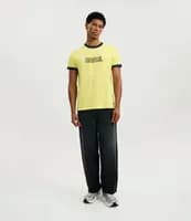 Camiseta Esportiva Algodão Brasil Amarelo