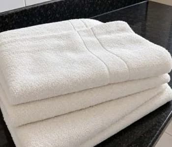 Kit 2 Toalhas De Banho Gigante Galaxy Camesa 75x150 400g/m2 Branco Listras