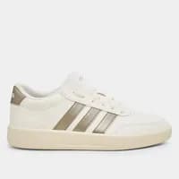 Tênis Adidas Breaknet Feminino Bege Cinza