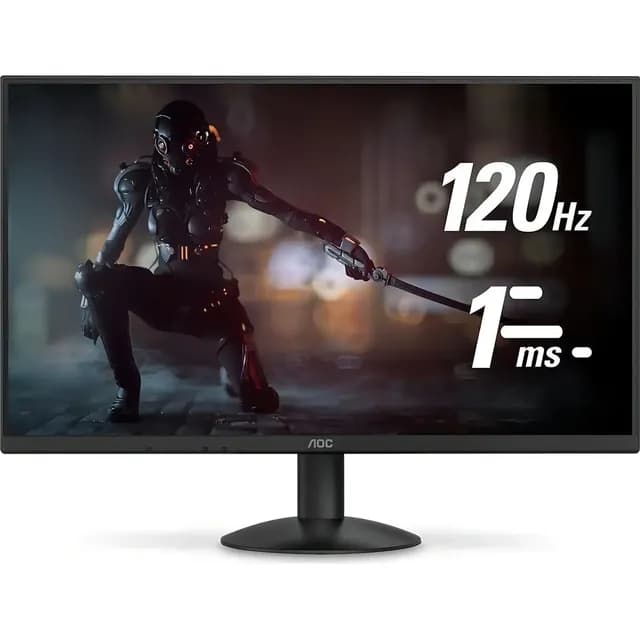 Monitor 27 Aoc Gamer 27b30h3/57, Full Hd, Ips, 120hz, 1ms Cor Preto
