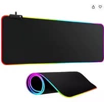 Mouse Pad Gamer RGB Led 80x30 Grande Speed