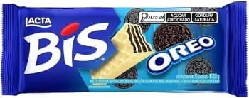 Wafer Oreo Cobertura Chocolate Branco Lacta Bis Pacote 100,8G