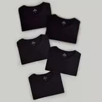 Kit Camiseta Hering Slim Masculina 5 Peças Tam g