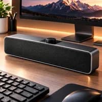 Caixa Som PC Soundbar USB P2, Controle Volume
