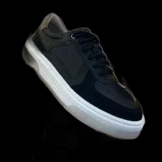 Tênis Democrata Denim Pulse Casual Leve Confortável Couro