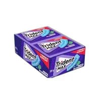 Trident, Chiclete Max, Menta Blueberry Sem Açúcar, x14 unidades de 16,5g