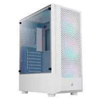 Gabinete Gamer Rise Mode Wave Branco, Vidro Fumê, ARGB