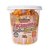 Paçoca Rolha Açúcar Mascavo 56 Unidades