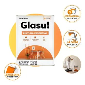 Tinta Para Parede Fosca Econômica Glasu / Suvinil