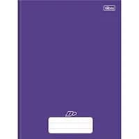 Caderno Brochura Capa Dura Roxo 48 Folhas