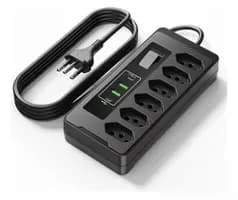 Filtro Linha 6 Tomadas 2 USB 2 Type-C 2500W