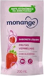 Sabonete Líquido Monange Frutas Vermelhas Refil 200ml