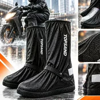 Capa Chuva Sapato Tênis Silicone Calçado Moto Impermeável