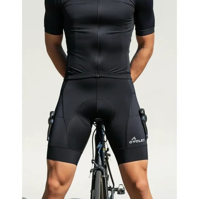 Bermuda De Ciclismo Cycle7 Com Bolso Endurance Gel D120