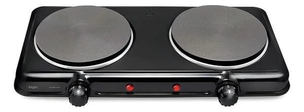 Fogão Elétrico Portátil 2 Bocas 2000w Fg02 Elgin 127v