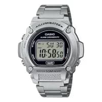 Relógio Casio W219H Illuminator Prata