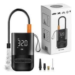 Compressor De Ar Portátil Blackone 4000mah USB-C Digital Carro Moto
