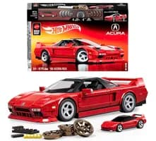 Mattel Brick Shop Hot Wheels Jogo de Construção Elite '90 Acura NSX 10 anos
