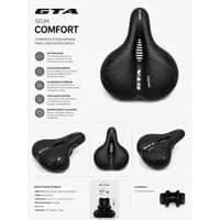 Selim Bike Gta Gel Tech Confort Refletor