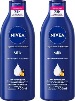 HIDRATAÇÃO COMPLETA 🧴 Com 2 Unidades De NIVEA Milk 💧