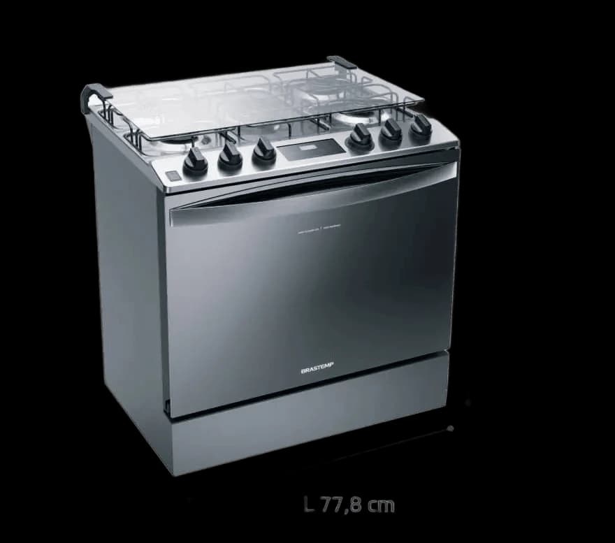 Fogão De Embutir Brastemp 5 Bocas Inox - Bys5pcr