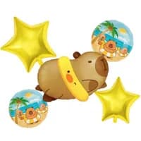 Balão Metalizado Capivara Decorativo 1 Unidade