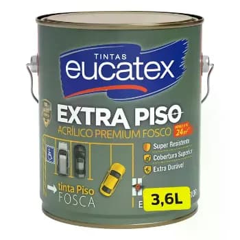 Tinta Acr Calçadas Quadras Eucatex Estacionamento 3,6 Cores