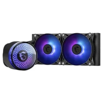 Water Cooler MSI MAG Coreliquid A12 240, ARGB, 240mm, Intel-AMD, Preto, 306-7ZWBM11-813 ✨