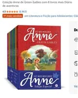 Coleção Anne Green Gables 8 Livros + Diário