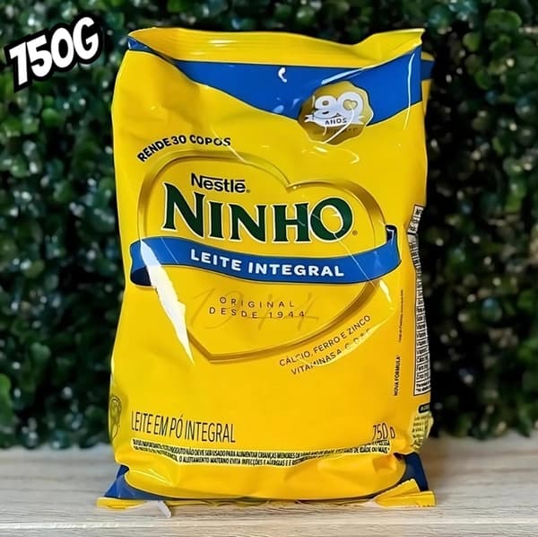 Ninho, Leite Po Integral, Pacote 750g