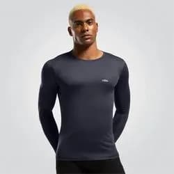 Camiseta Academia Masculina Essential Manga Longa Olympikus Marinho M