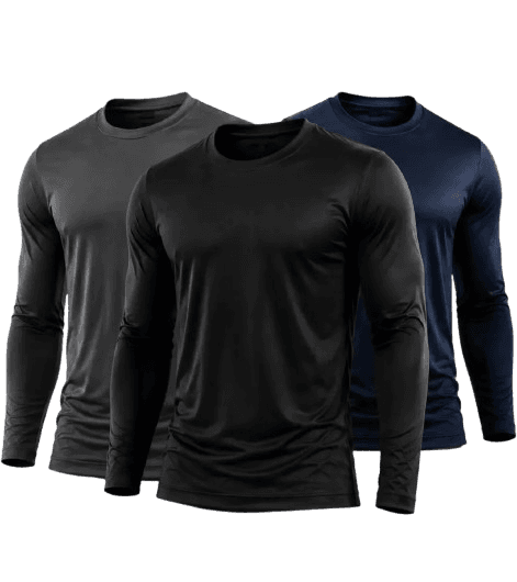 Kit Camisa Masculina Segunda Pele Proteção Solar Uv Dry Fit
