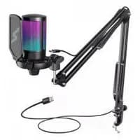 Microfone Gamer Fifine SuperFrame SFM1 RGB USB