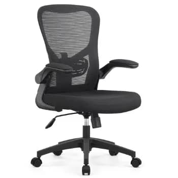 Cadeira de Escritório Dr. Office Daily, Mesh, Altura Ajustável, Suporta até 130kg, Preta