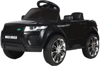 Mini Carro Elétrico Infantil Marcha Frente/Ré 6V Controle Remoto Bluetooth Maxi Rover Maxi Toys - PRETO
