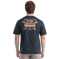 Camiseta Wrangler Algodão Estampada Azul GG